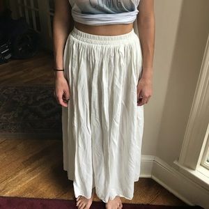Bergdorf Goodman Ivory Maxi Skirt, Fits Size 2 - 4